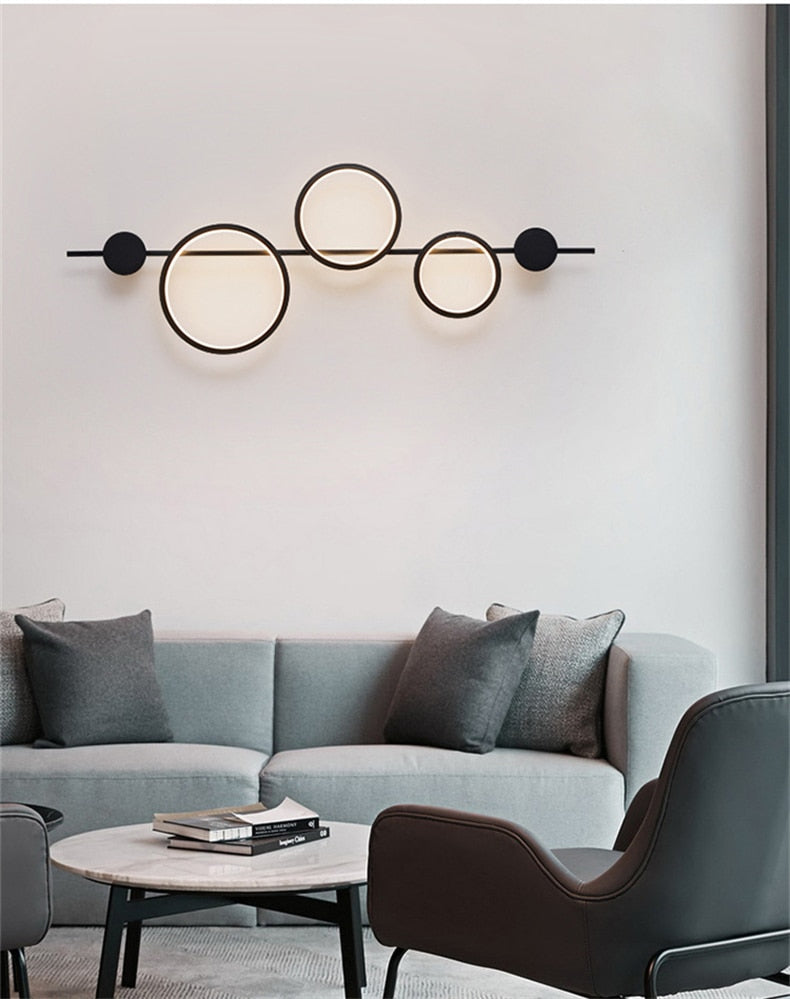 Global Zones (Black) Wall Light